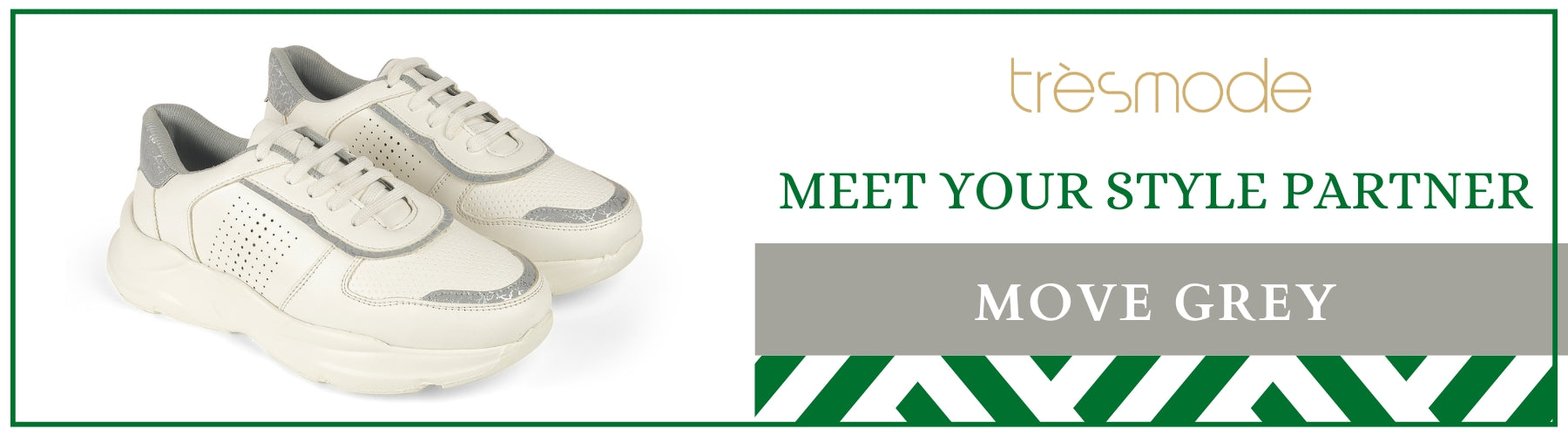 Tresmode Move Grey Women's Sneakers - A+ Content