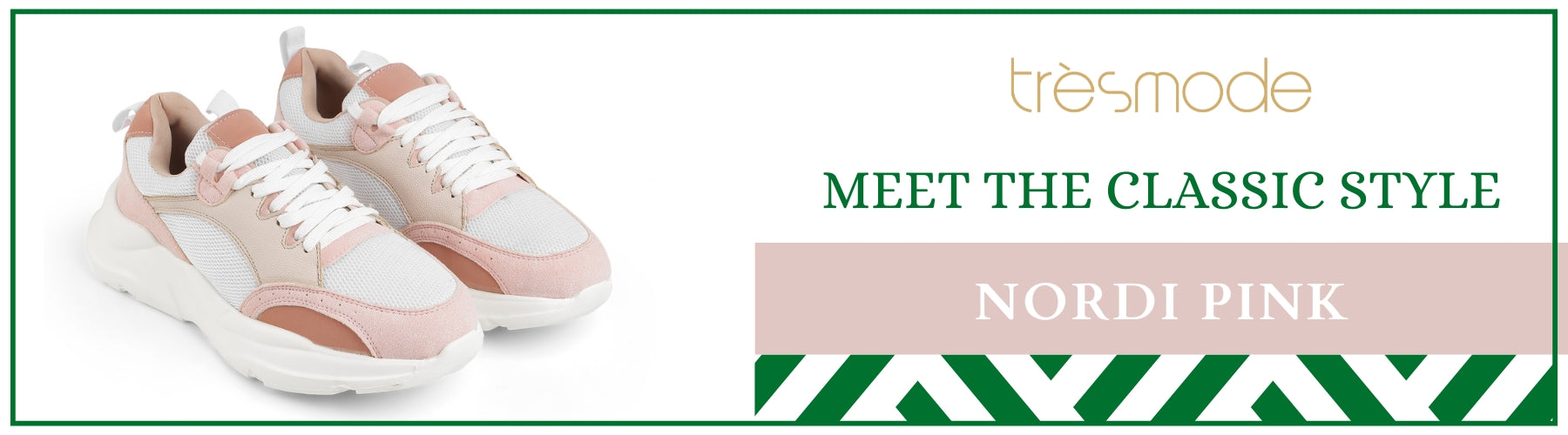 Tresmode Nordi Pink Women's Sneakers - A+ Content