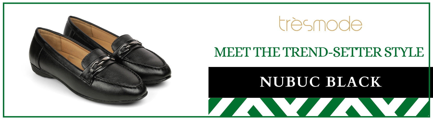 Tresmode Nubuc Black Women's Casual Loafers - A+ Content