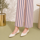 Tresmode Ran Beige Women's Dress Ballerinas