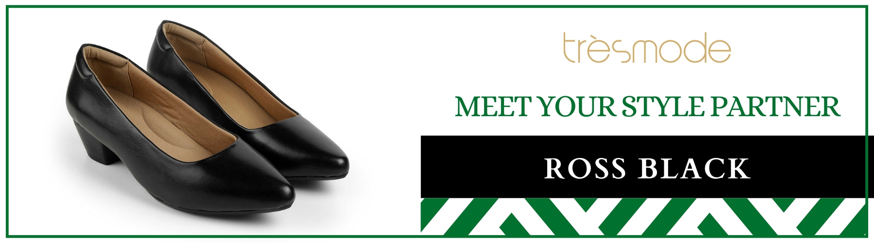 Tresmode Ross Black Women's Pumps - A+ Content