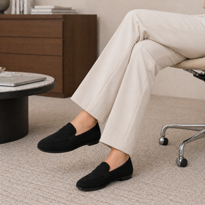 Tresmode Selma Black Women's Casual Loafers