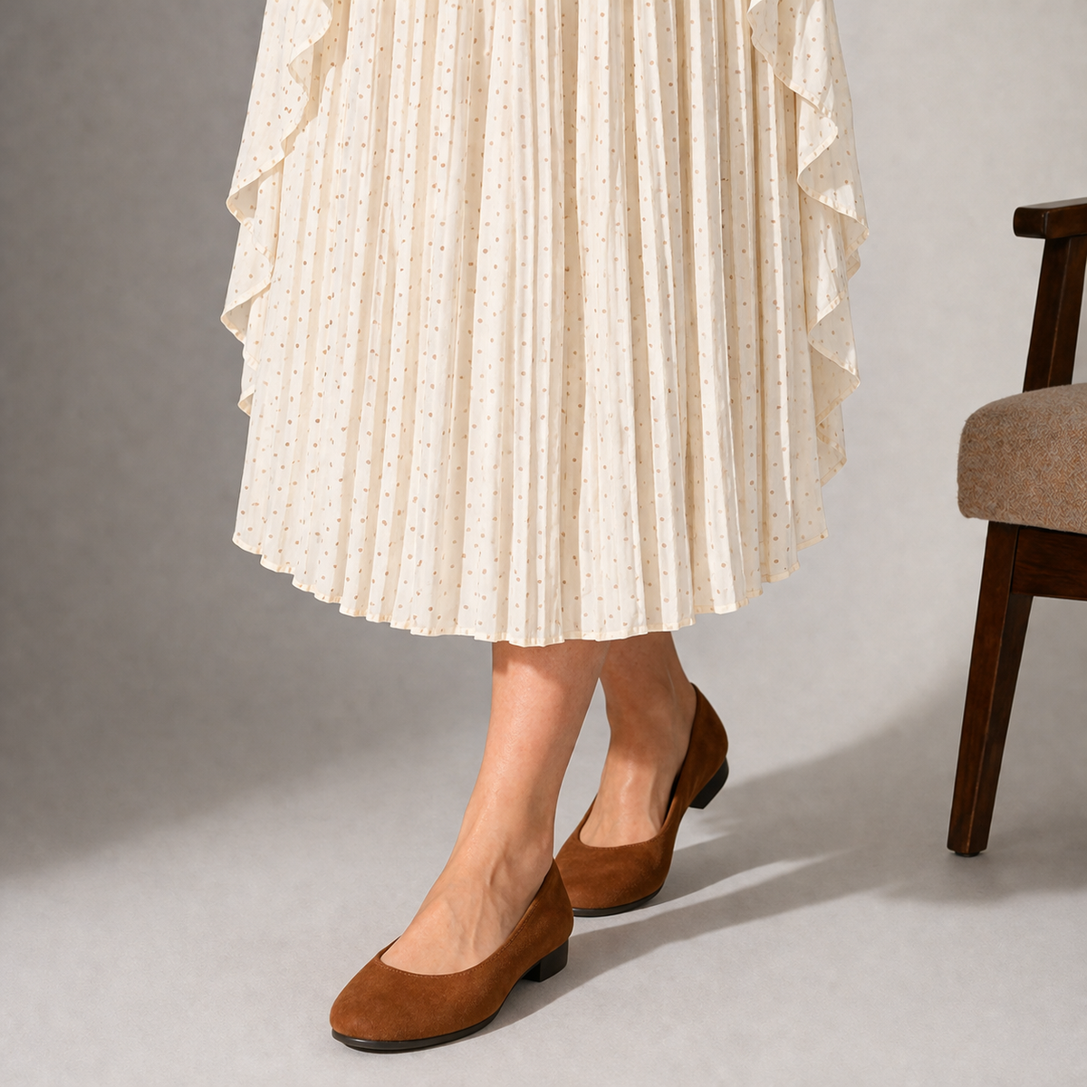Tresmode Sez Brown Women's Casual Ballerinas