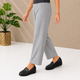 Tresmode Sugar Black Women's Casual Wedge Loafers