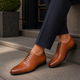 Tresmode Togford New  Tan Men's Oxford Lace Ups