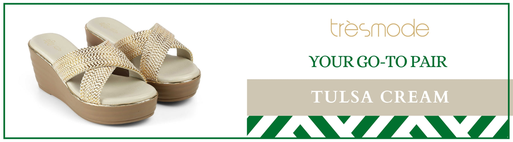 Tresmode Tulsa Cream Women's Dress Wedge Sandals - A+ Content