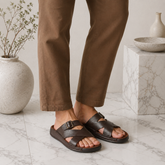 Tresmode Vagri Brown Men's Sandals