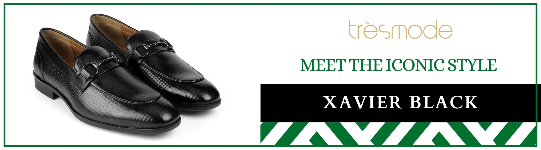 Tresmode Xavier Black Men's Leather Loafers - A+ Content