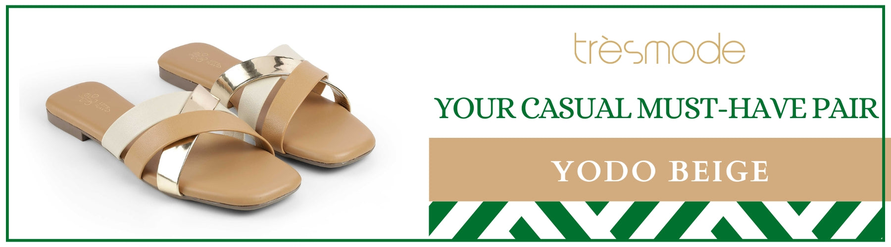 Tresmode Yodo Beige Women's Casual Flats - A+ Content