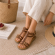 Tresmode Zag Tan Women's Casual Platform Flats