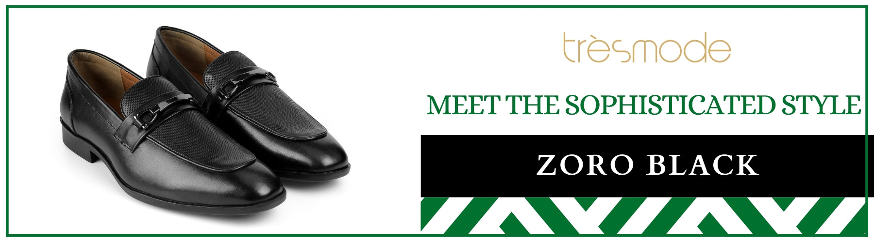 Tresmode Zoro Black Men's Leather Loafers - A+ Content