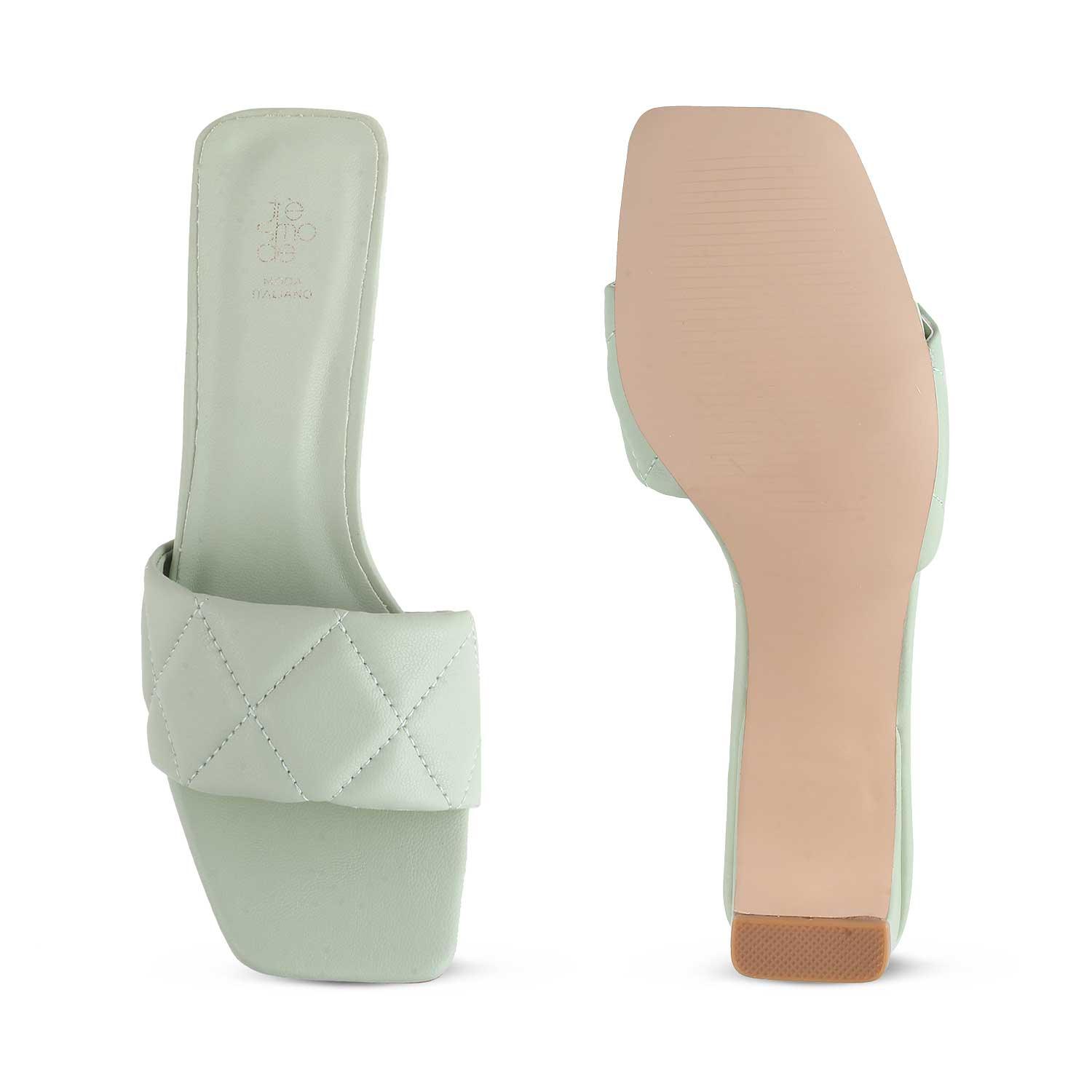 The Aliciz Green Women's Dress Heel Sandals Tresmode - Tresmode