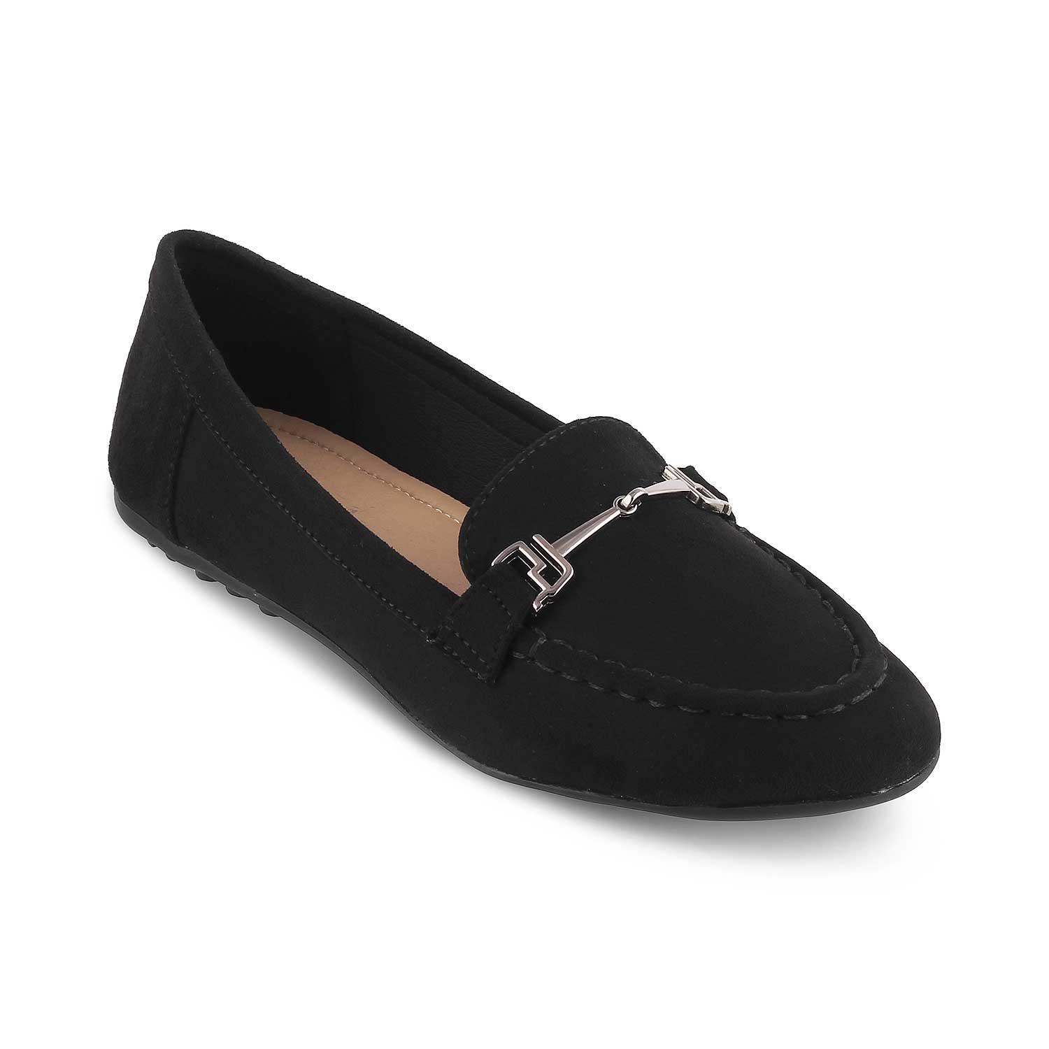 Buy Black Women's Loafers - The Angelus Black