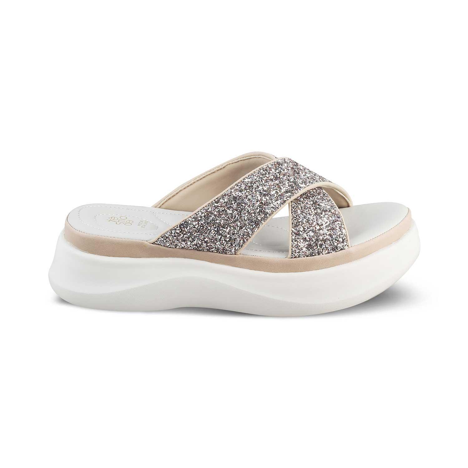 The Tonned Beige Women's Dress Wedges Tresmode - Tresmode