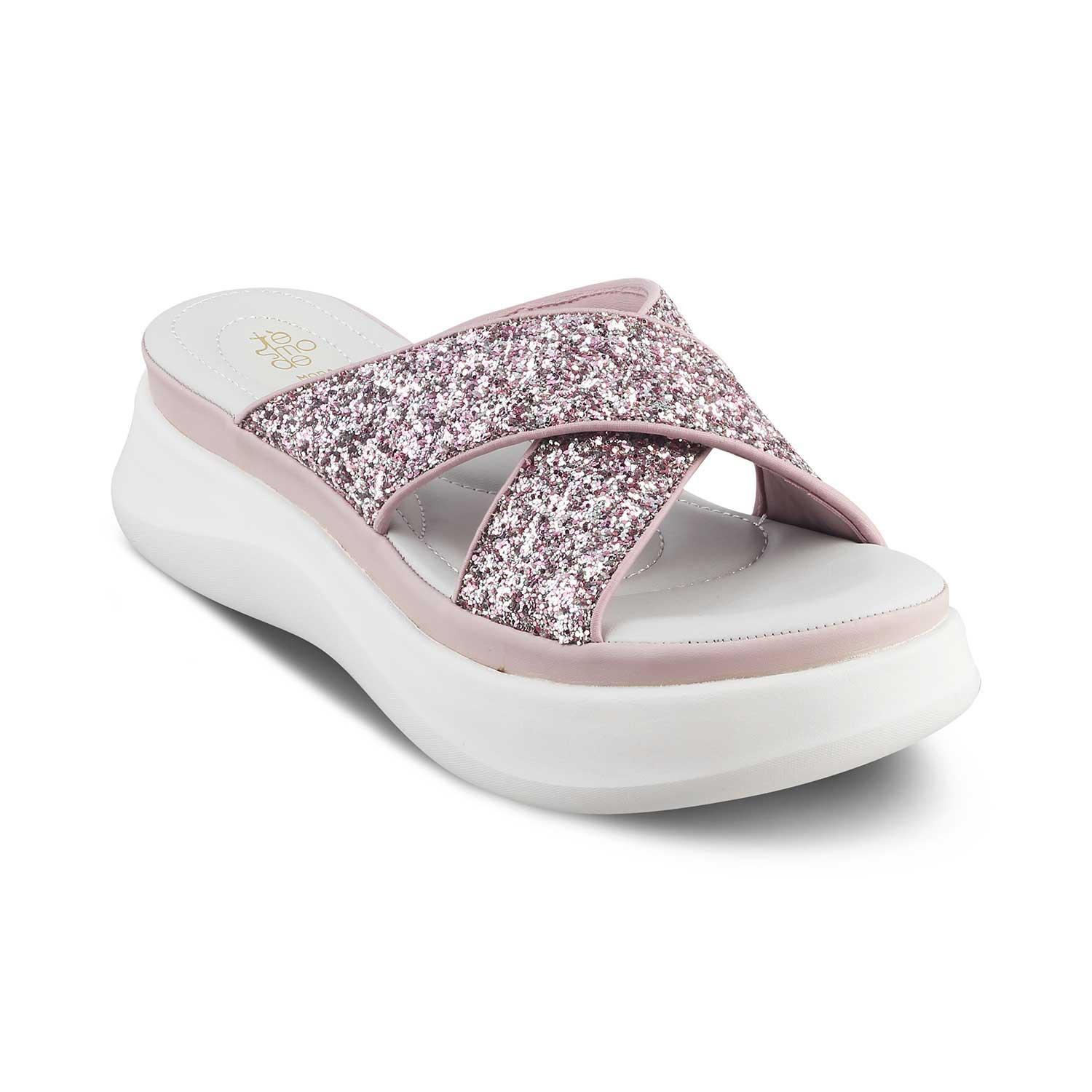 The Tonned Pink Women's Dress Wedges Tresmode - Tresmode