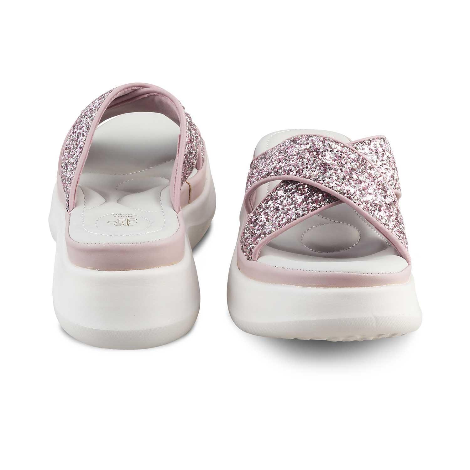 The Tonned Pink Women's Dress Wedges Tresmode - Tresmode