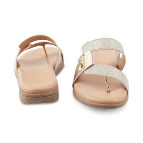The Baf Gold Women's Dress Flats Tresmode - Tresmode