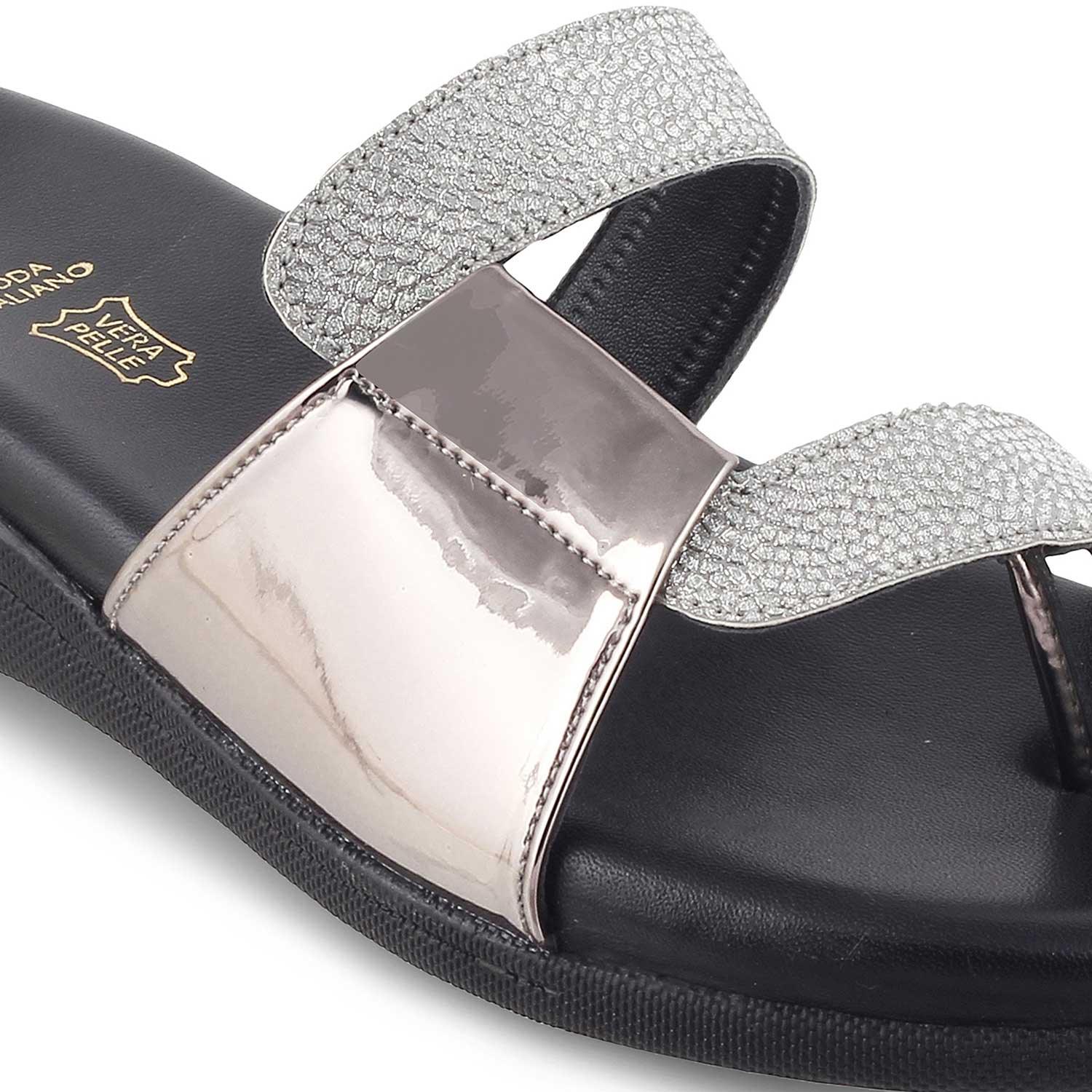 The Baf Pewter Women's Dress Flats Tresmode - Tresmode