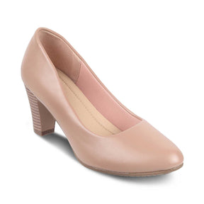 The Bignani-2 Pink Women's Dress Heel Pumps Tresmode - Tresmode