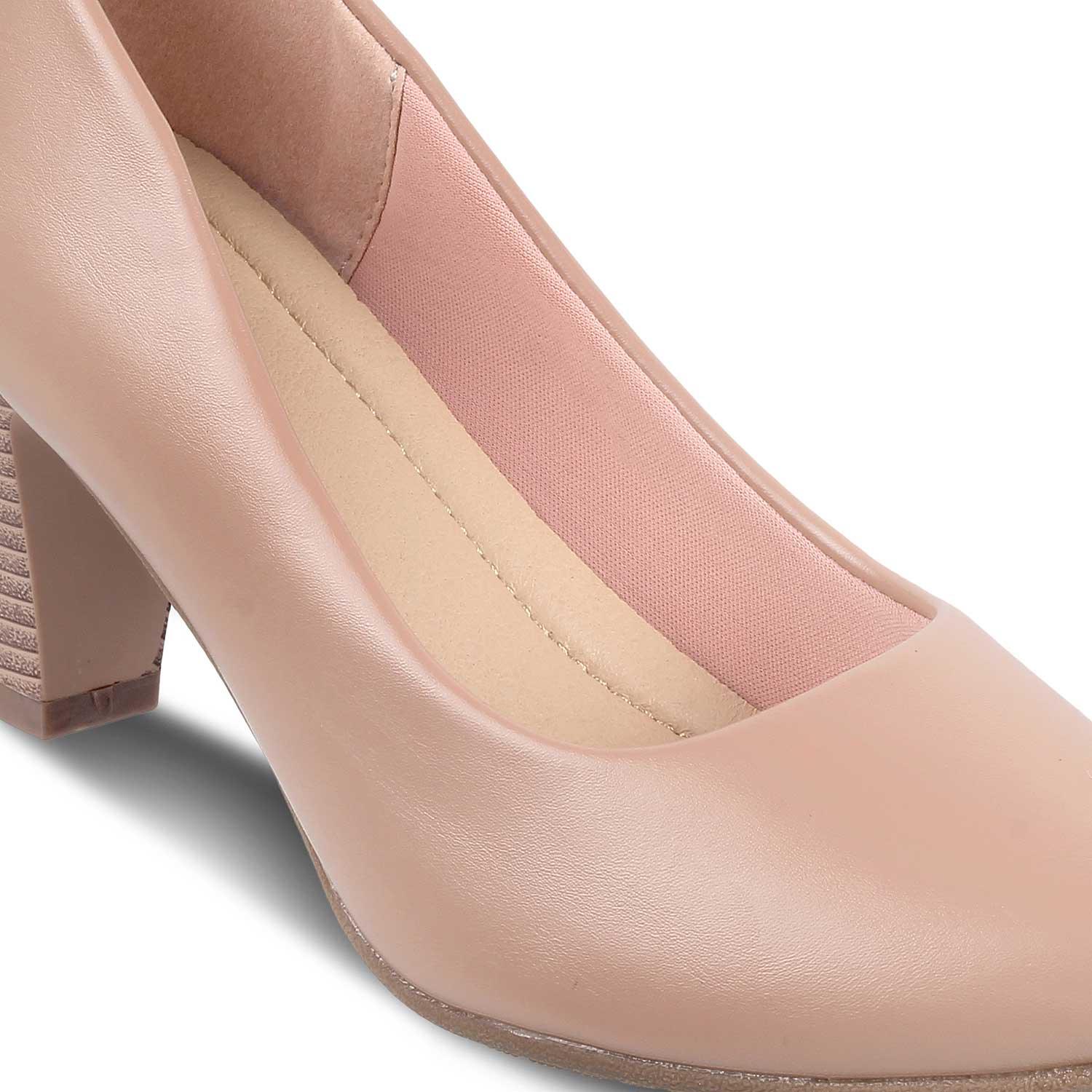 The Bignani-2 Pink Women's Dress Heel Pumps Tresmode - Tresmode