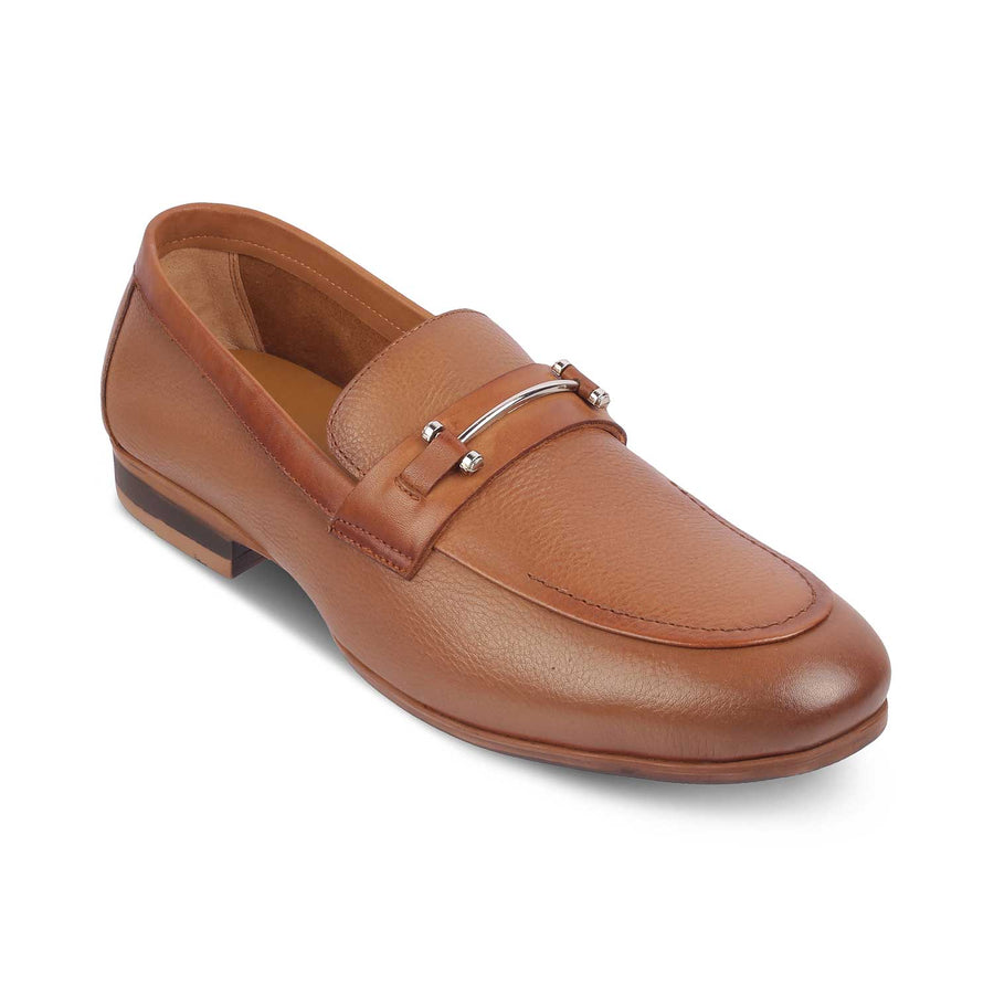 Tresmode Bilbao Tan Men's Leather Loafers