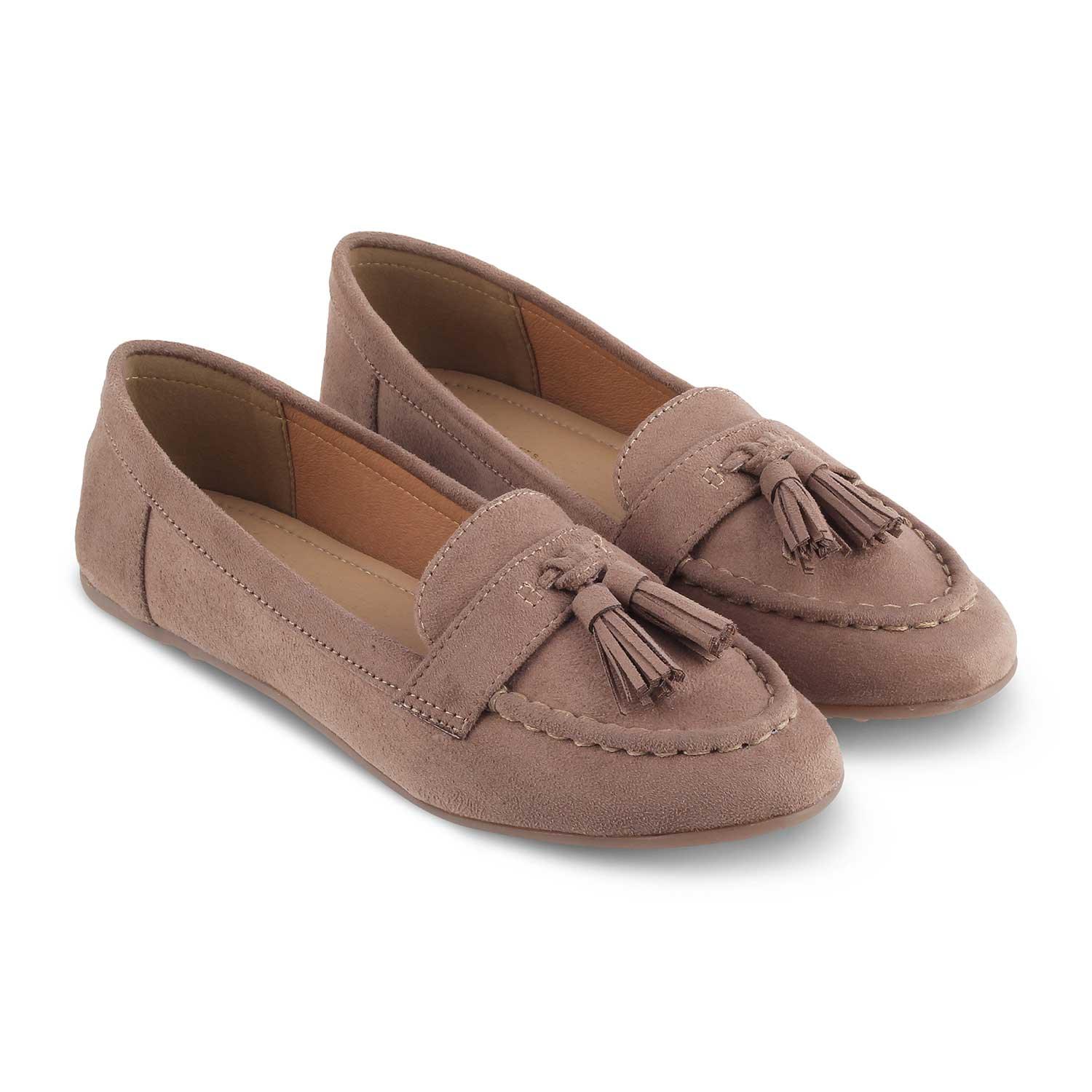 Buy Beige Women's Loafers The Bonum Beige Tresmode