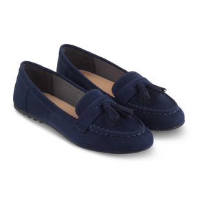 The Jonum Blue Women's Dress Tassel Loafers Tresmode - Tresmode