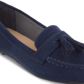 The Jonum Blue Women's Dress Tassel Loafers Tresmode - Tresmode