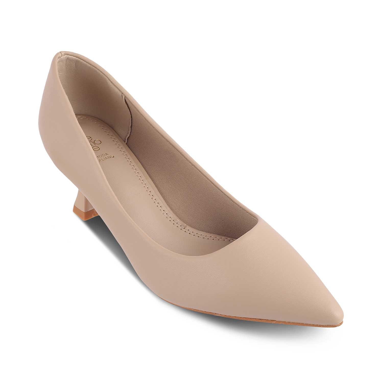 beige womens dress shoes Buy Beige Women's Loafers - The Helsi Beige main image 1