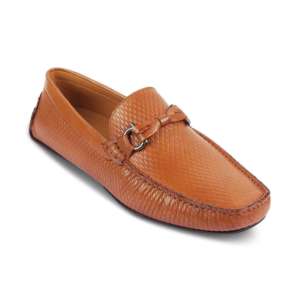 The Magno Tan Men's Handcrafted Leather Loafers Tresmode
