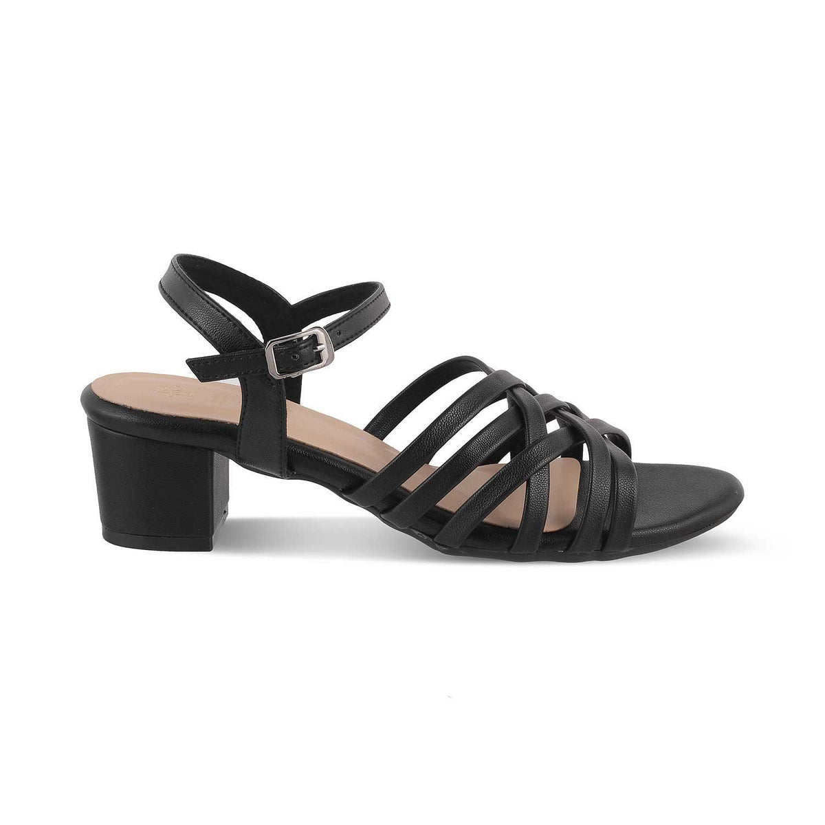 The Crosse Black Women's Dress Block Heel Sandals Tresmode - Tresmode