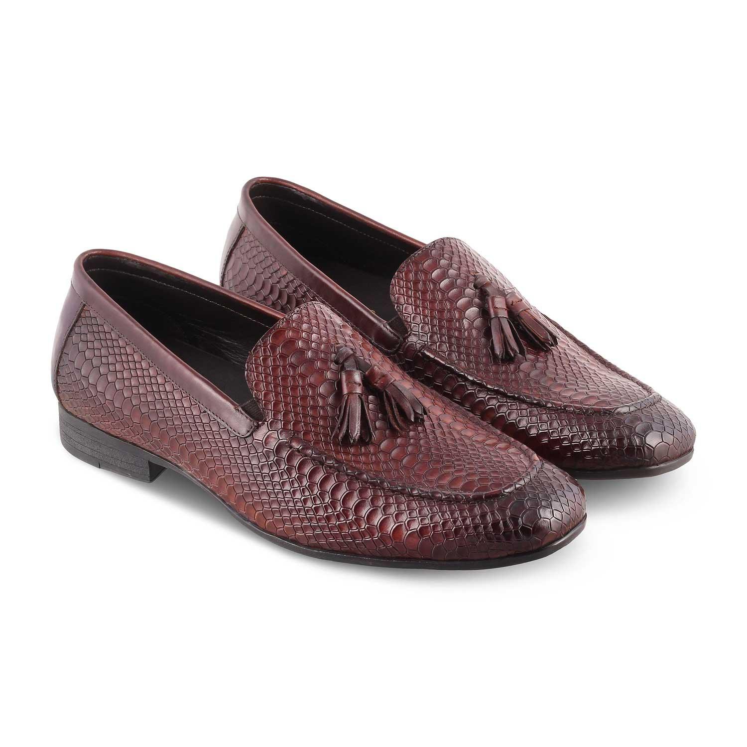 Buy Brown Men's Loafers & Moccasins - The Cytas Brown | Tresmode
