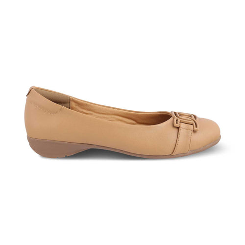 The Samsy Beige Women's Casual Ballerinas Tresmode