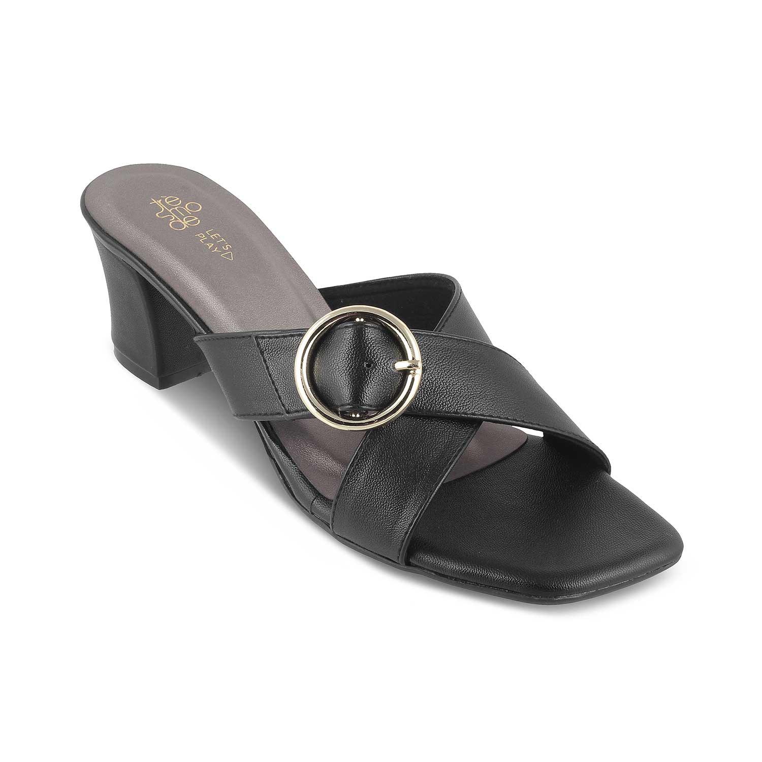 Buy Black Women's Sandals The Glide Black Tresmode