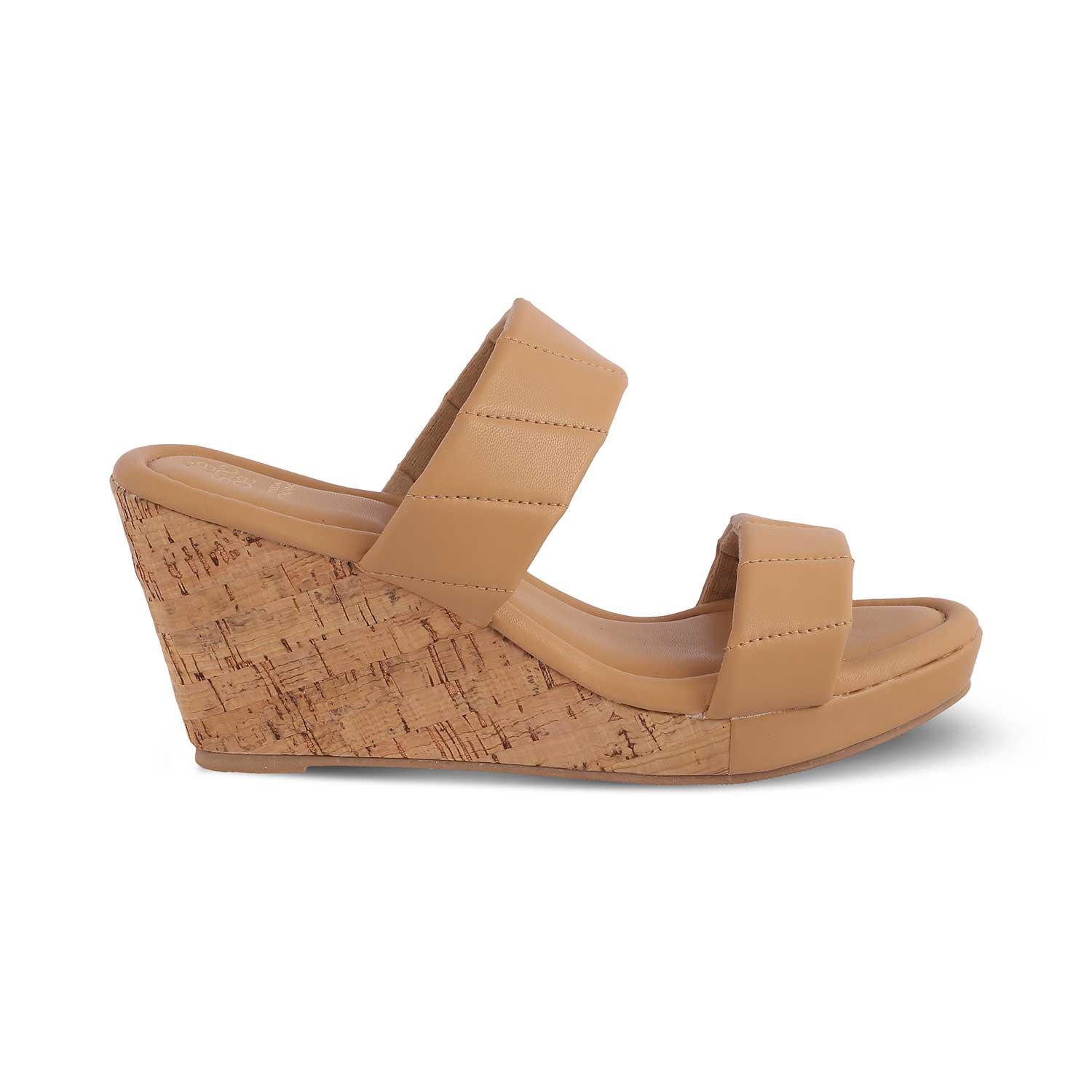 Buy Beige Women's Wedges The Hacks Beige Tresmode