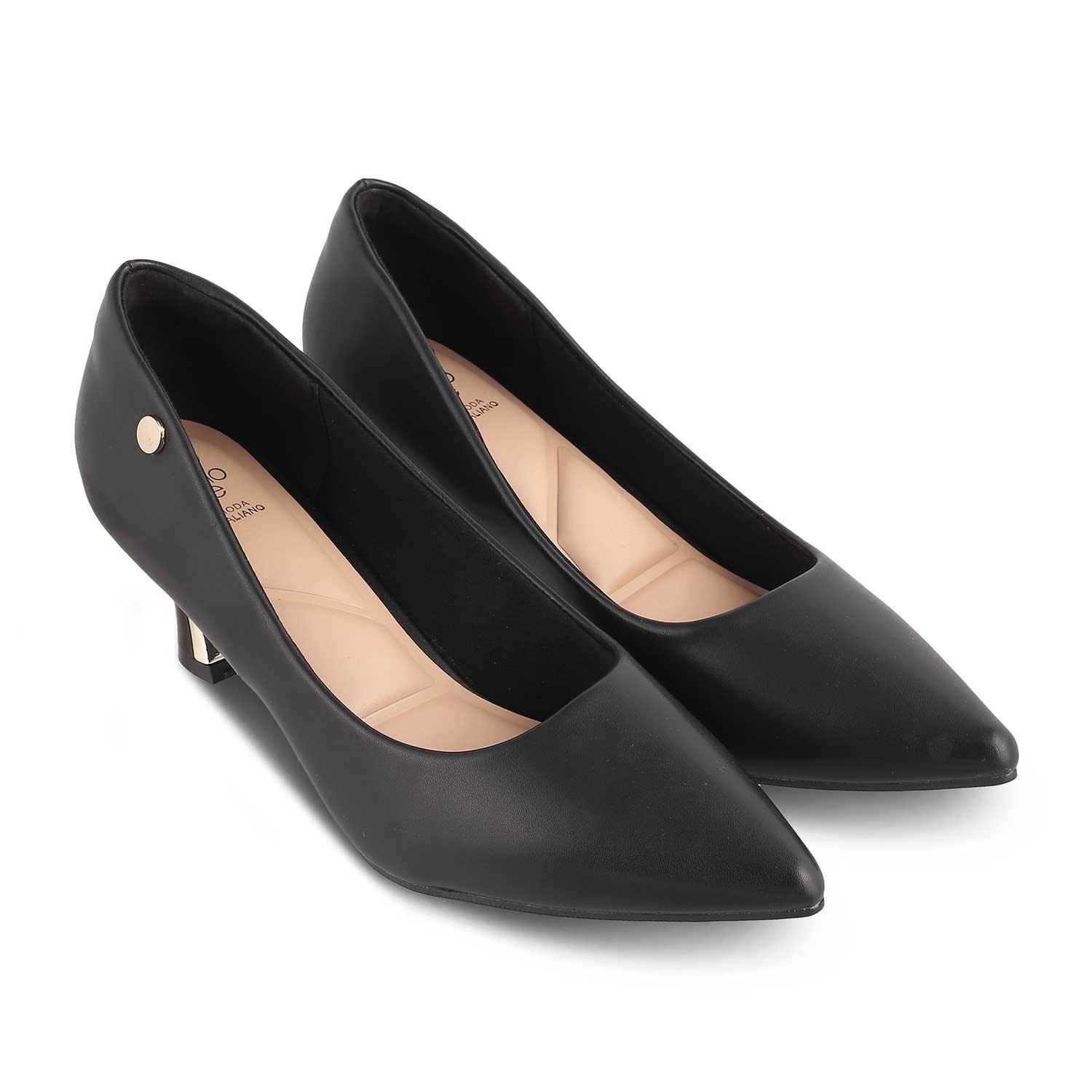 Buy Black Women's Pumps - The Hanger Black | Tresmode