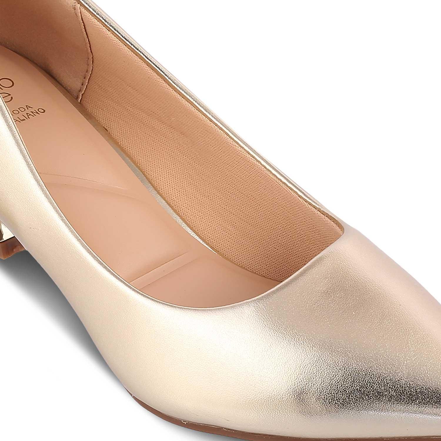 Buy Gold Women's Pumps - The Hanger Gold