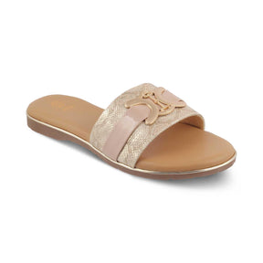 The Njoy Gold Women's Casual Flats Tresmode - Tresmode
