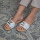 The Njoy White Women's Casual Flats Tresmode