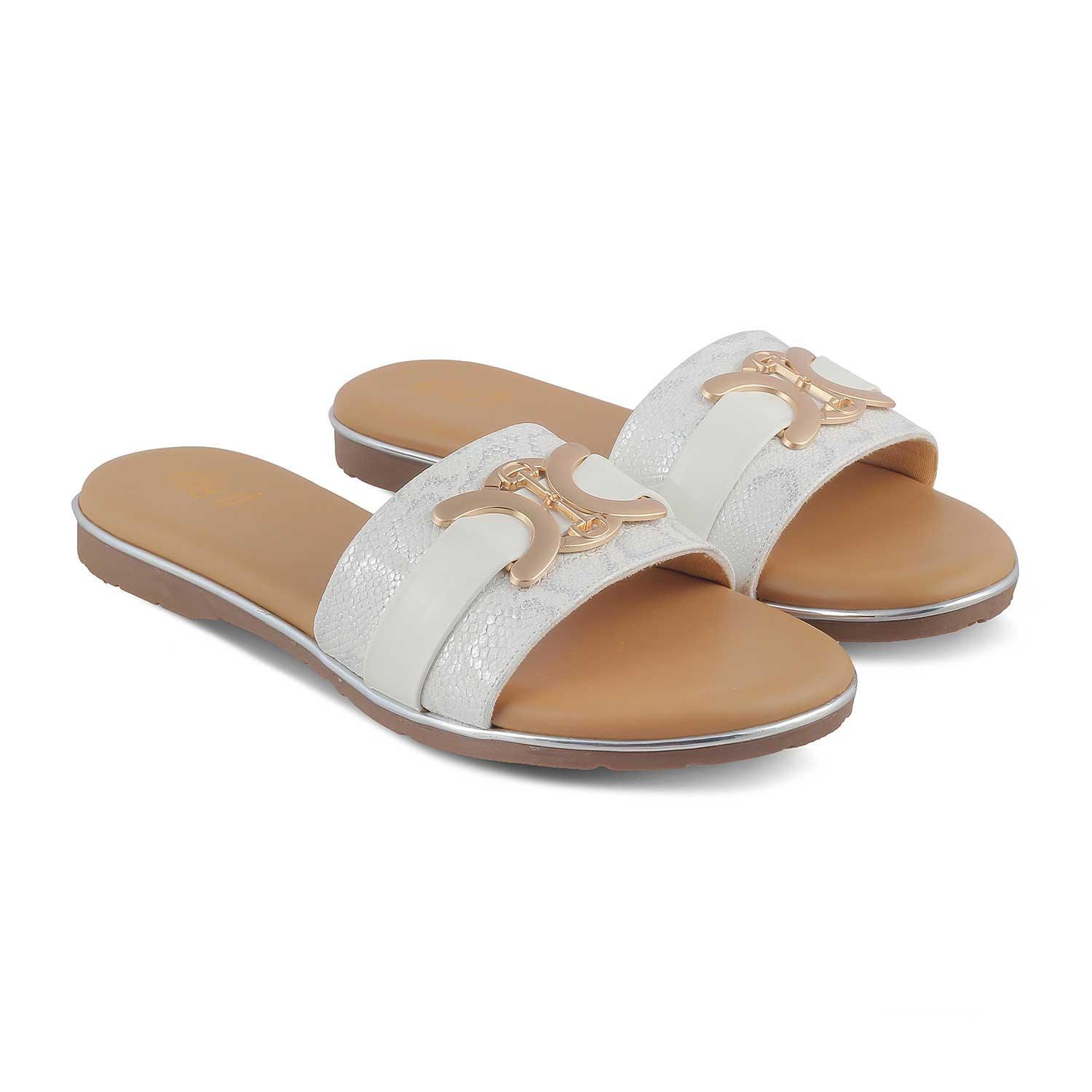 The Njoy White Women's Casual Flats Tresmode - Tresmode