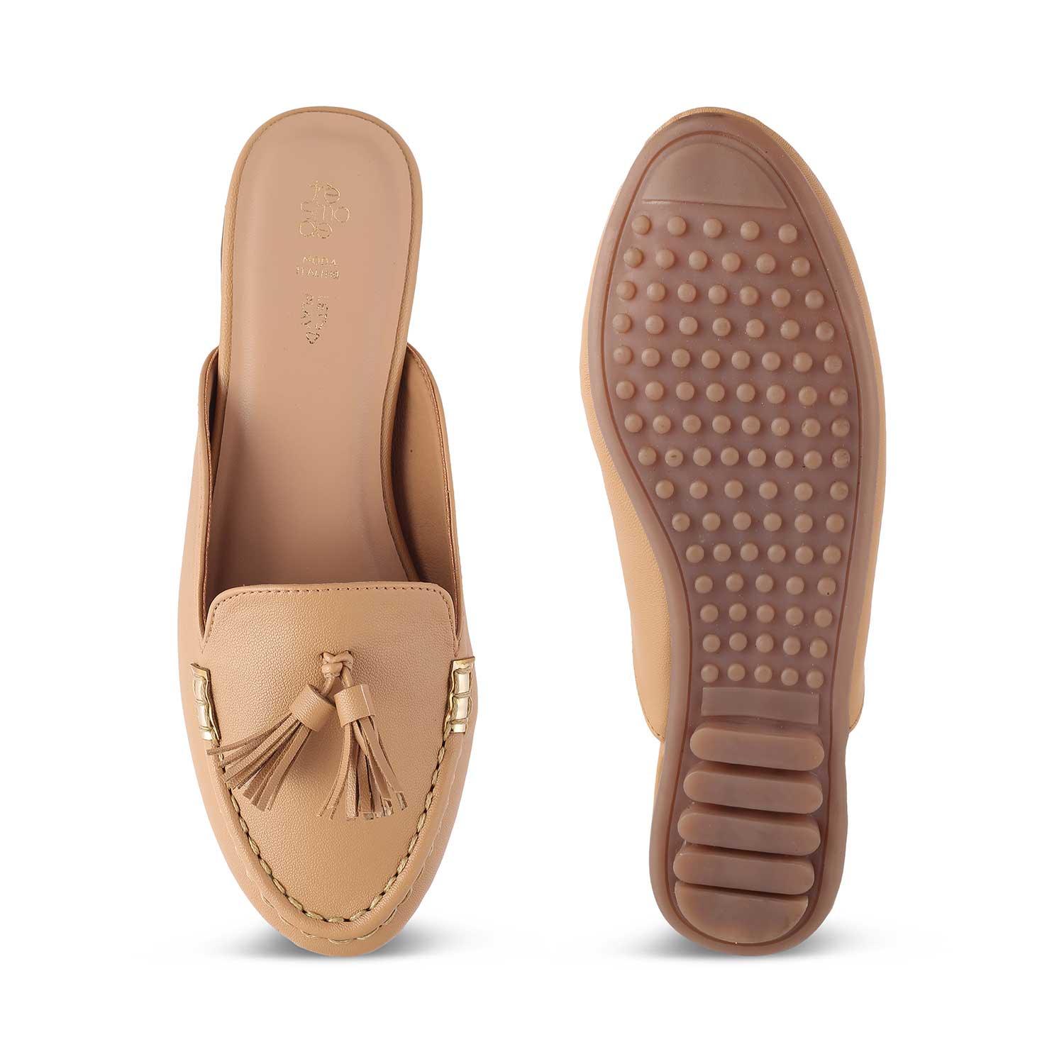 Buy Beige Women's Flats - The Massle Beige | Tresmode