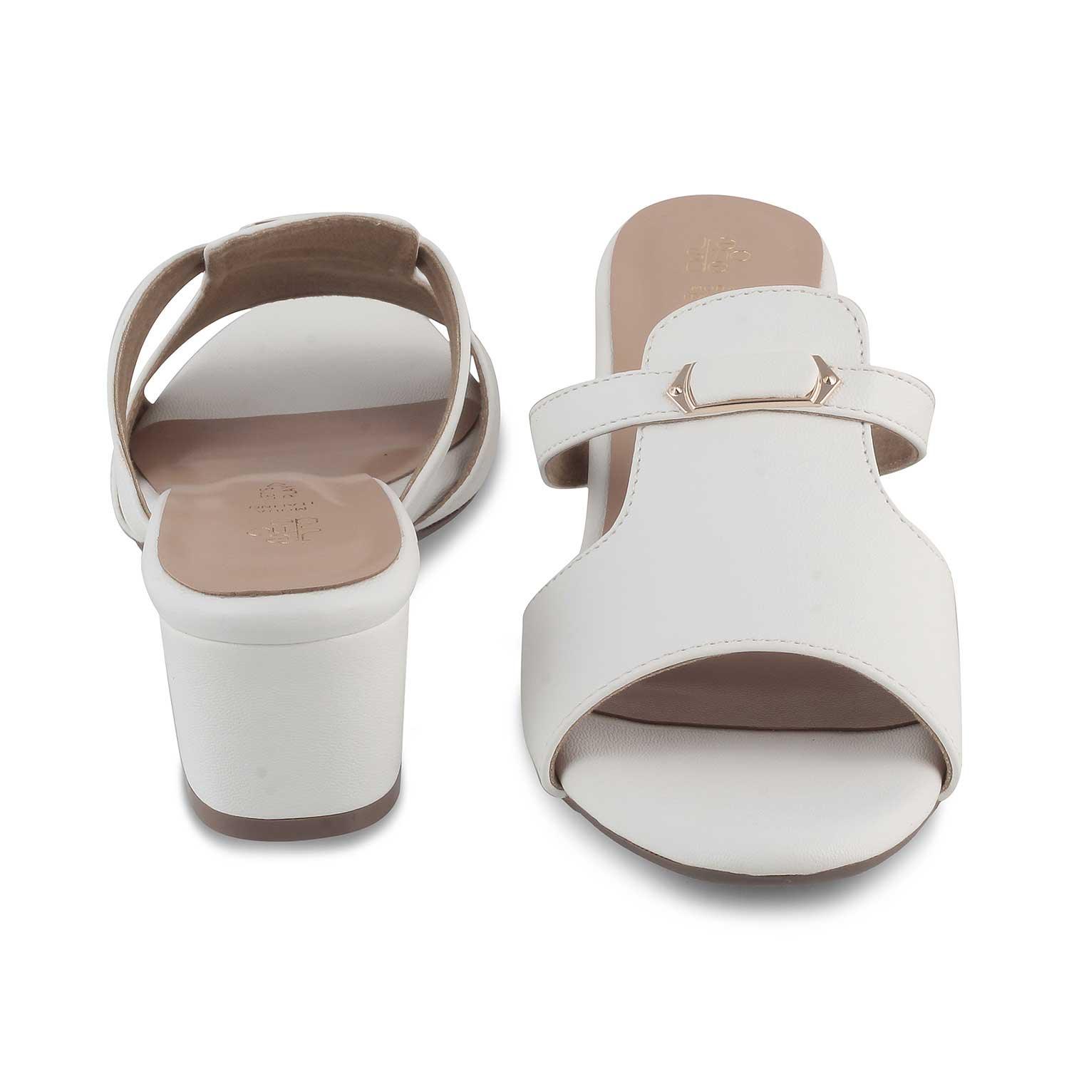 Buy White Women's Sandals The Miso White Tresmode