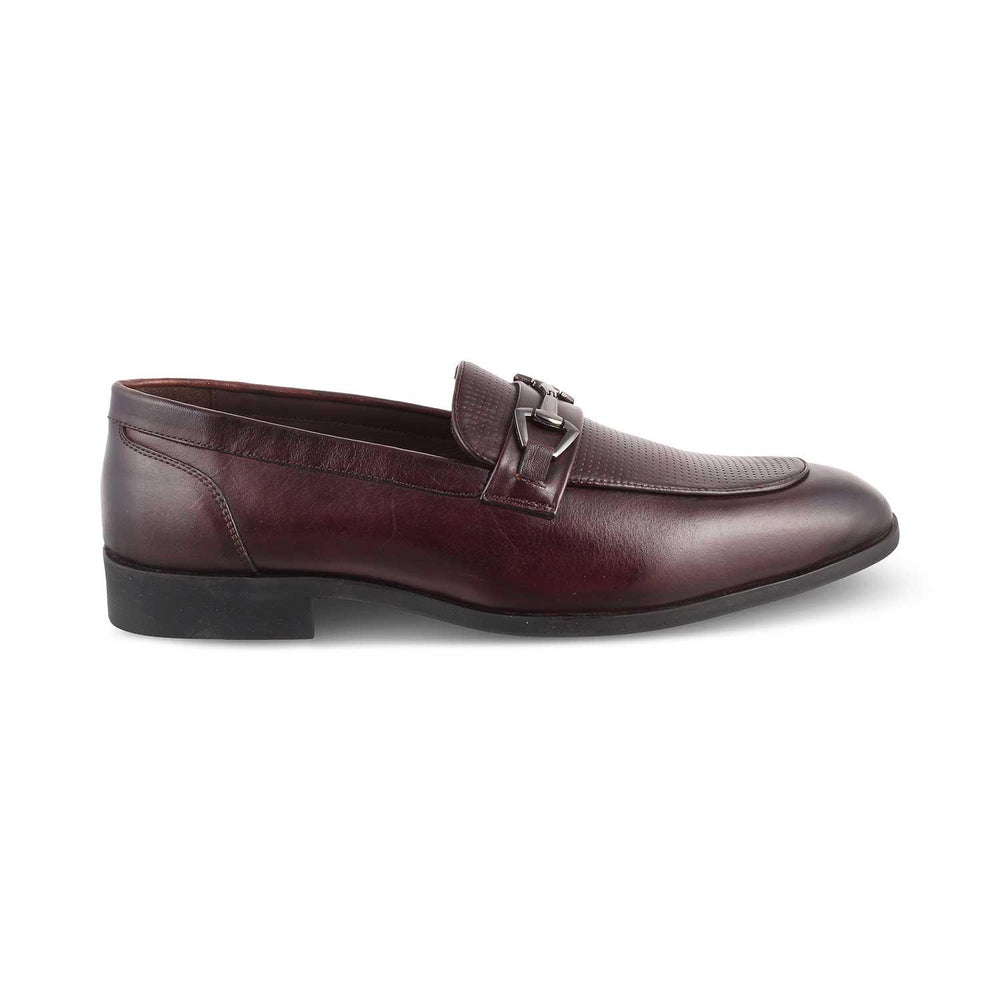Tresmode Meroc Brown Men's Leather Driving Loafers