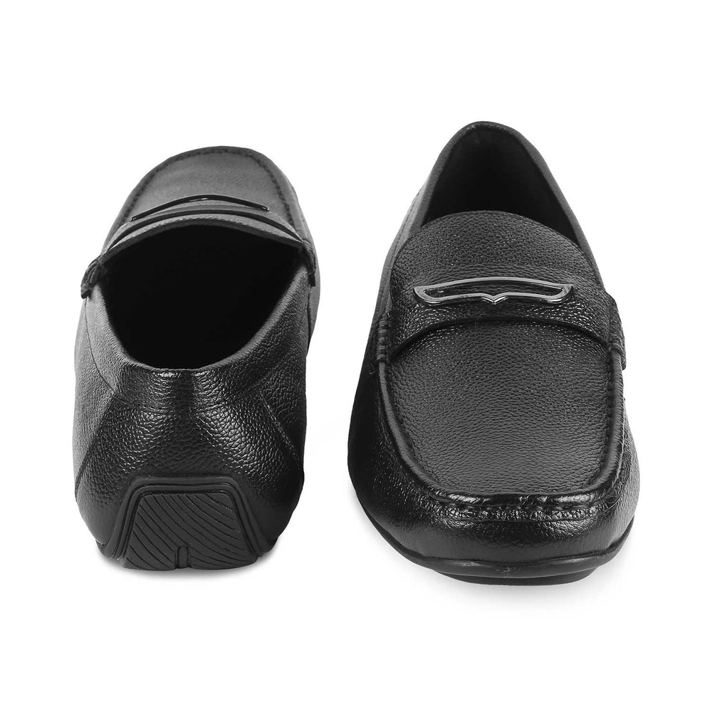 The Otie Black Men's Leather Loafers