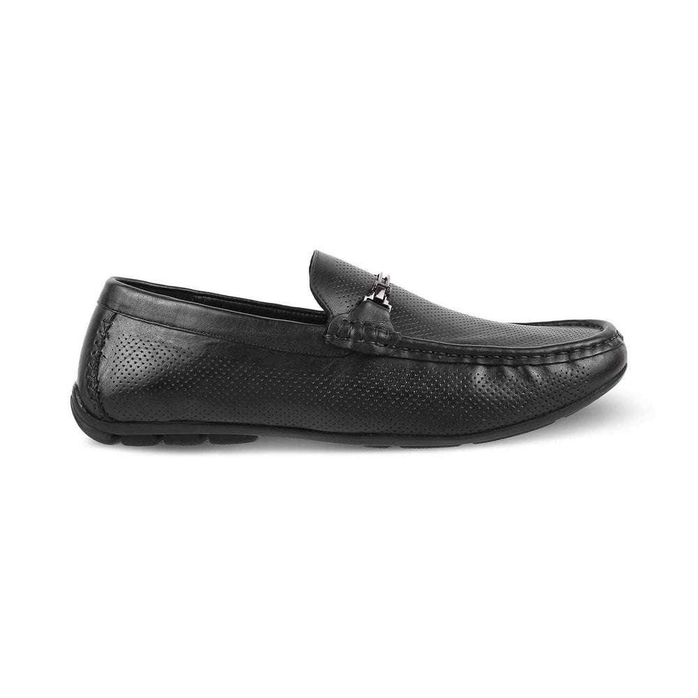 The Proter Wine Men's Leather Driving Loafers Tresmode