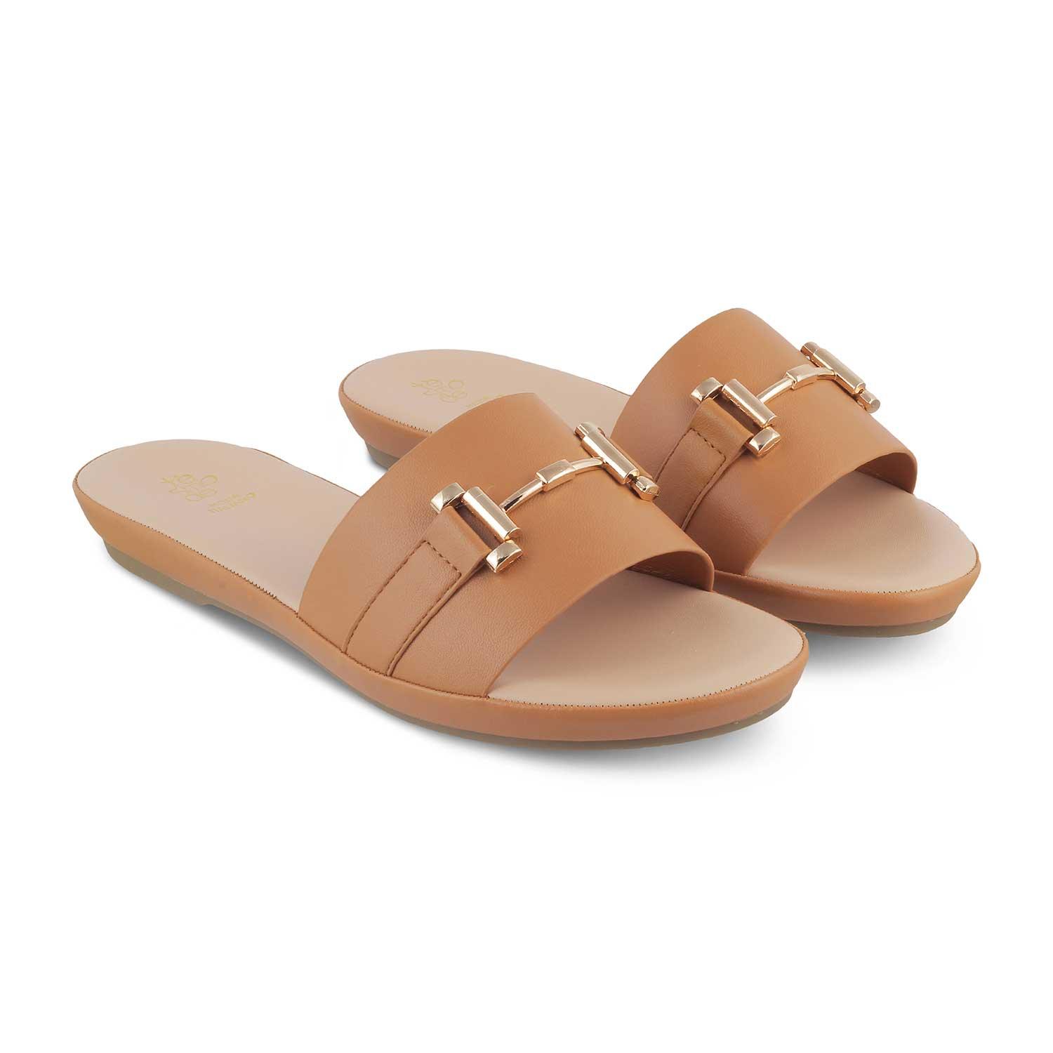 The Orillia Camel Women's Casual Flats Tresmode - Tresmode