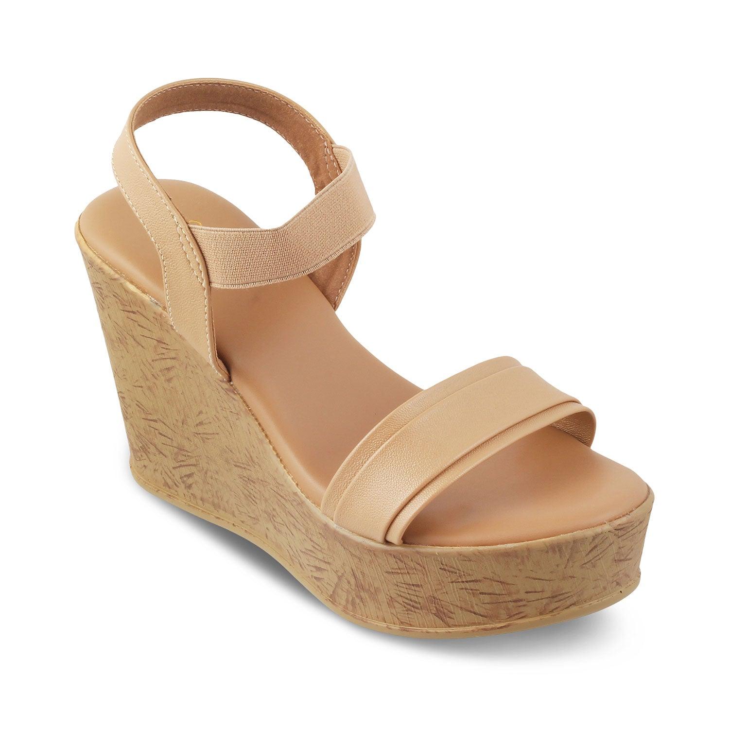 Buy Beige Women's Wedges - The Parigi Beige | Tresmode