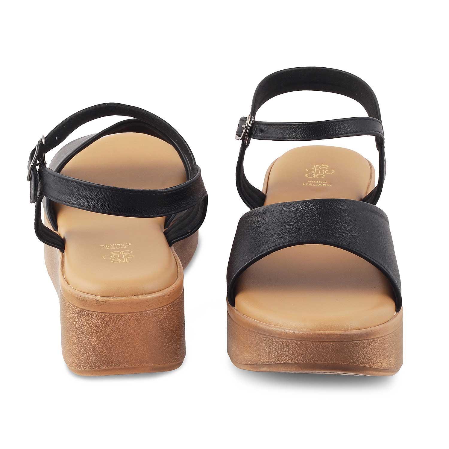 Buy Black Women's Wedges The Sin Black Tresmode