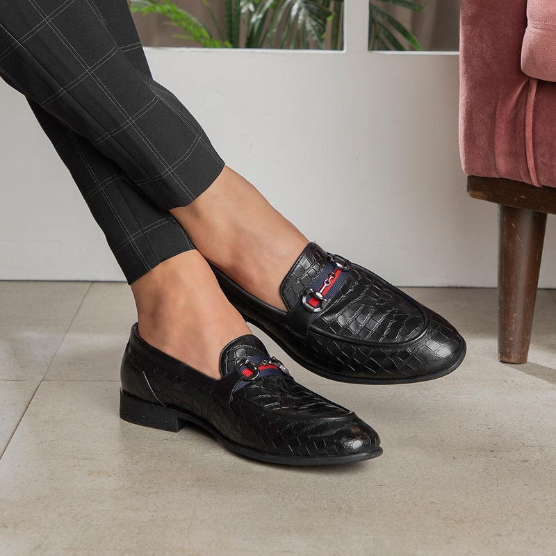 The Leven Brown Men's Leather Loafers Tresmode main image 0