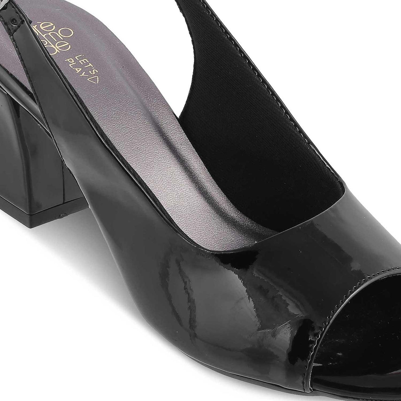 Tresmode Regold Black Women's Dress Wedge Heel Sandals